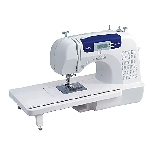 Brother computerized sewing machine with extended table