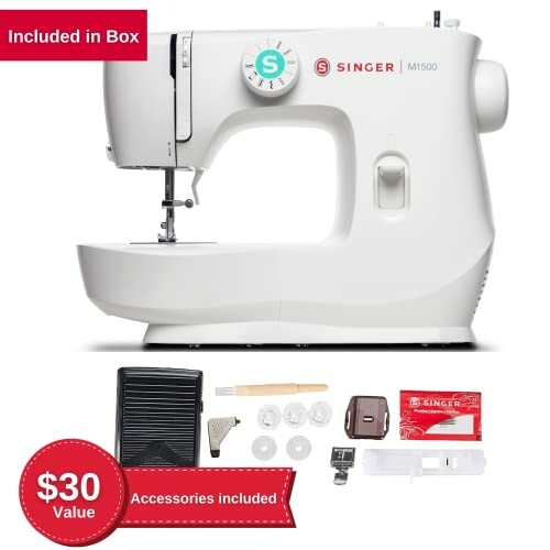 Singer sewing machine with included accessories